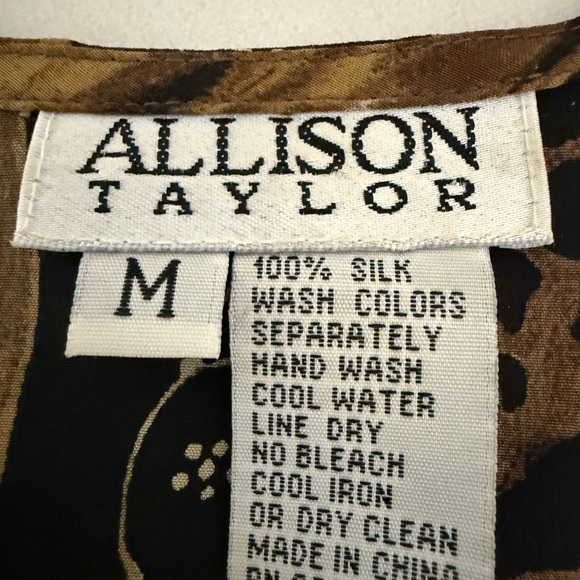 Alison Taylor lady size medium 100% silk tank NWOT sleeveless - Picture 2 of 8